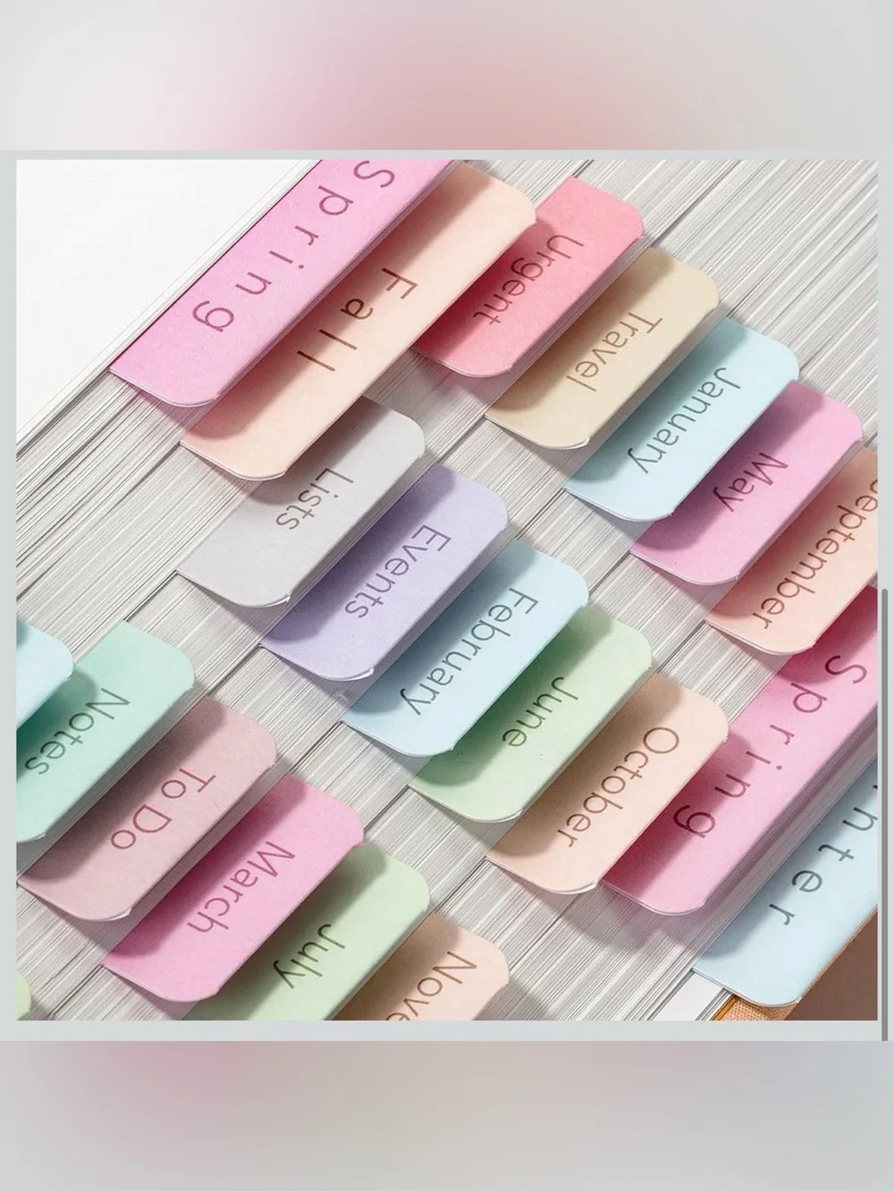 Monthly & Seasonal Labels - Planner Tabs Sticker Set